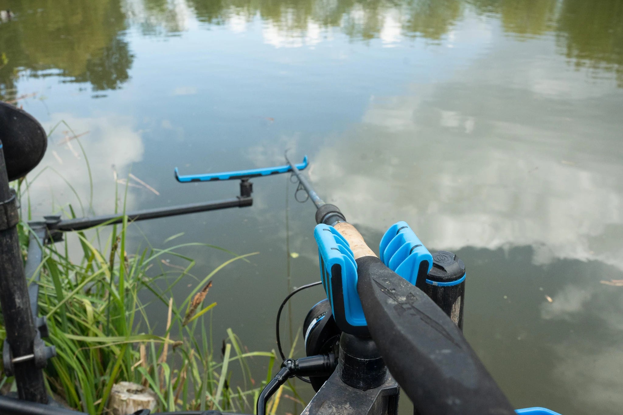 Preston Multi Gripper Rest in een complete hengelopstelling