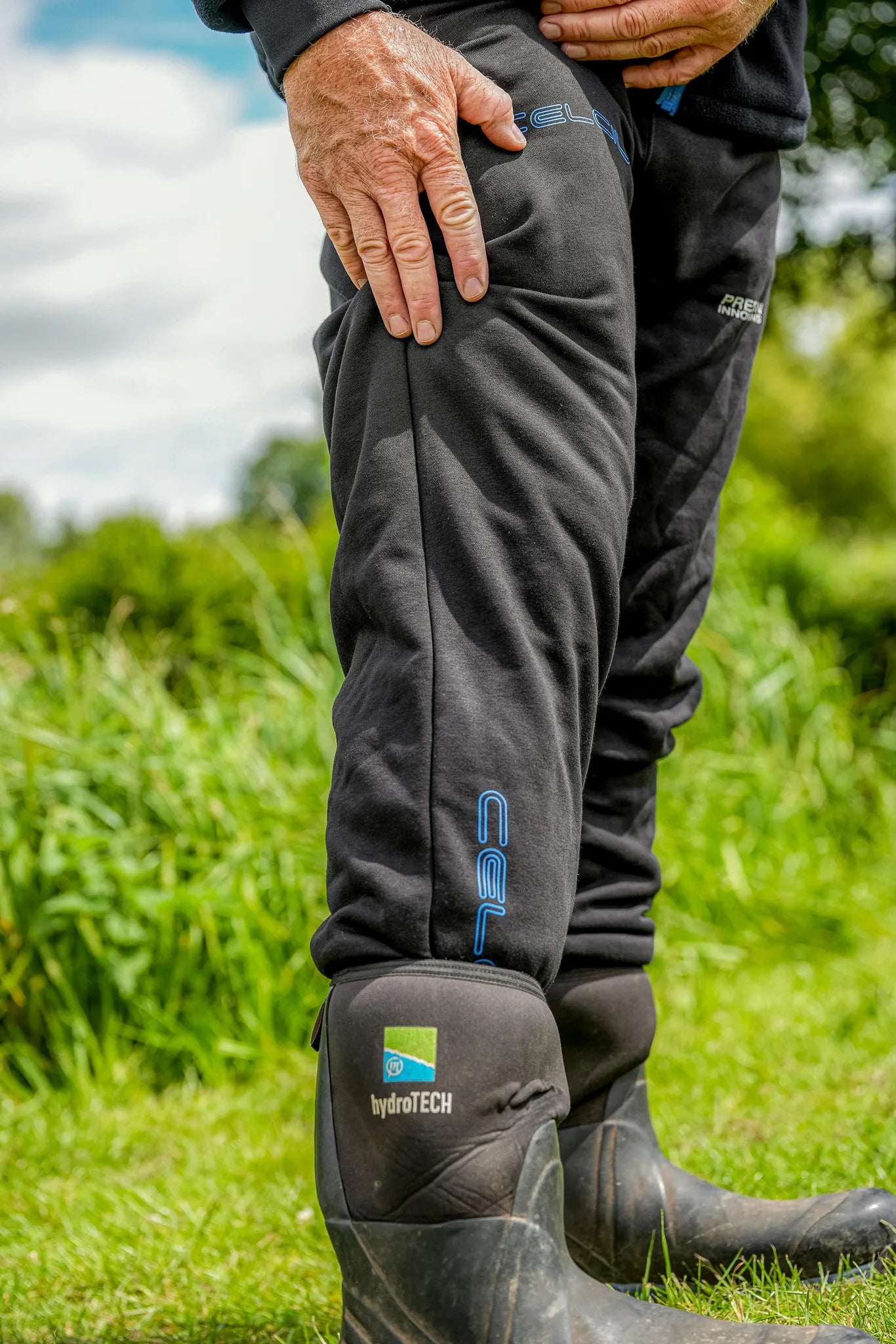 Preston Celsius Joggers broekspijp in detail