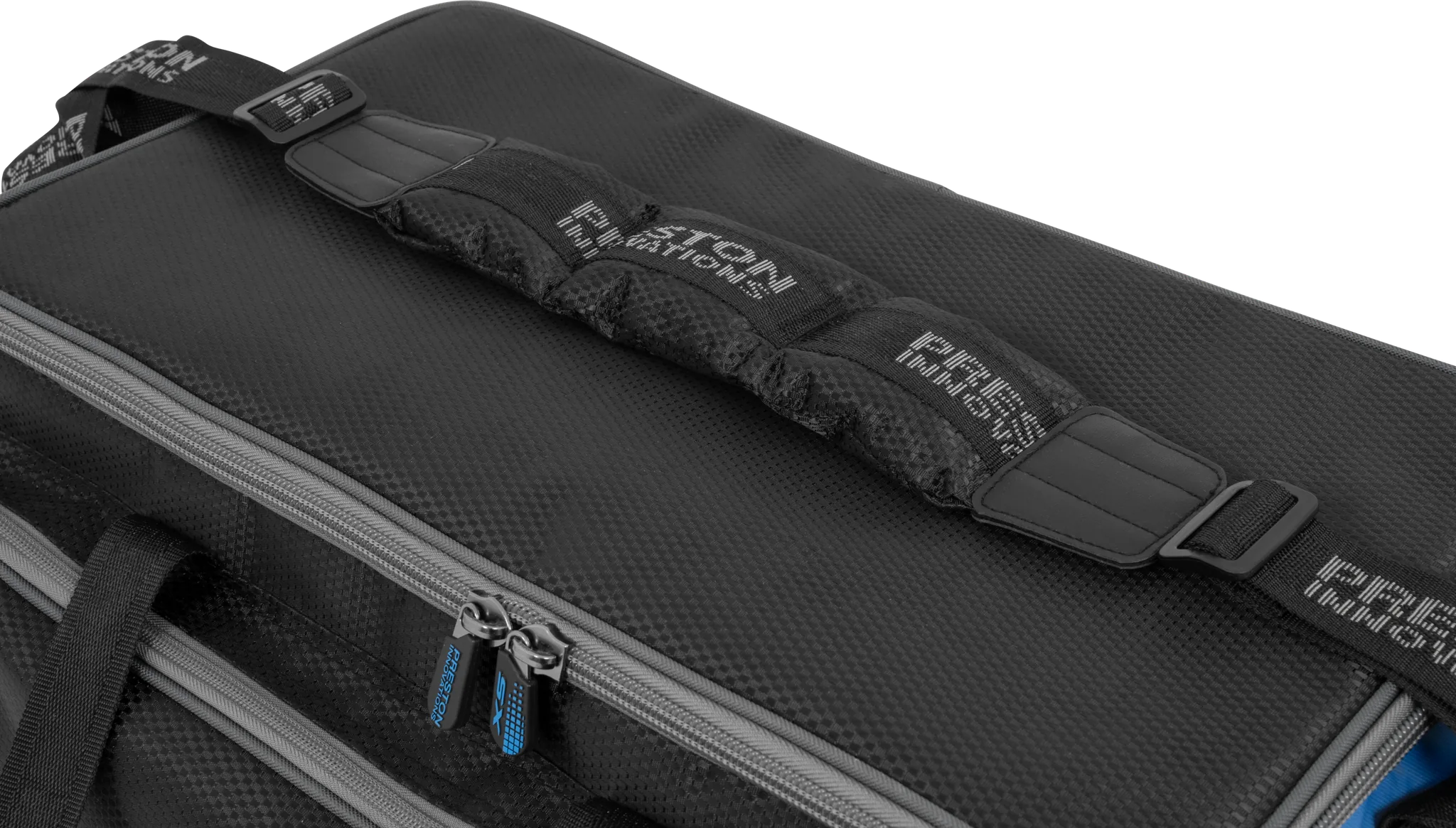 Preston Competition XS Commercial Carryall detail van de gevoerde draagband