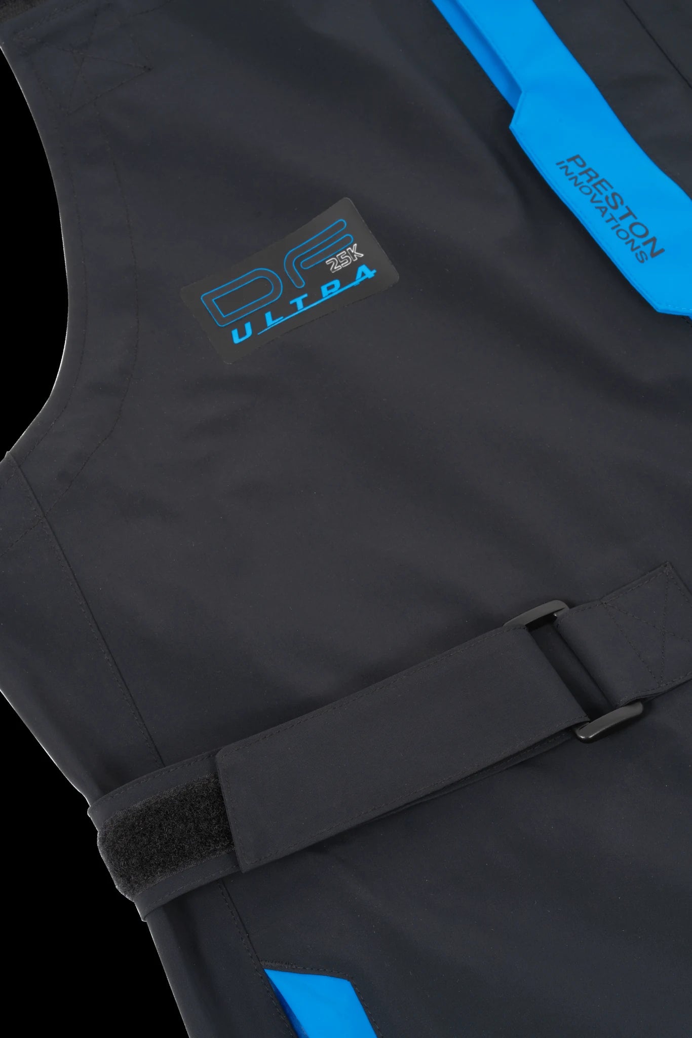 Preston DF Ultra 25K Bib & Brace verstelbare zoom in detail
