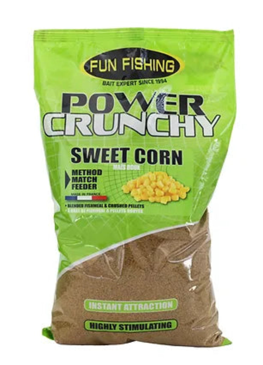 Fun fishing amorce power crunchy - sweet corn