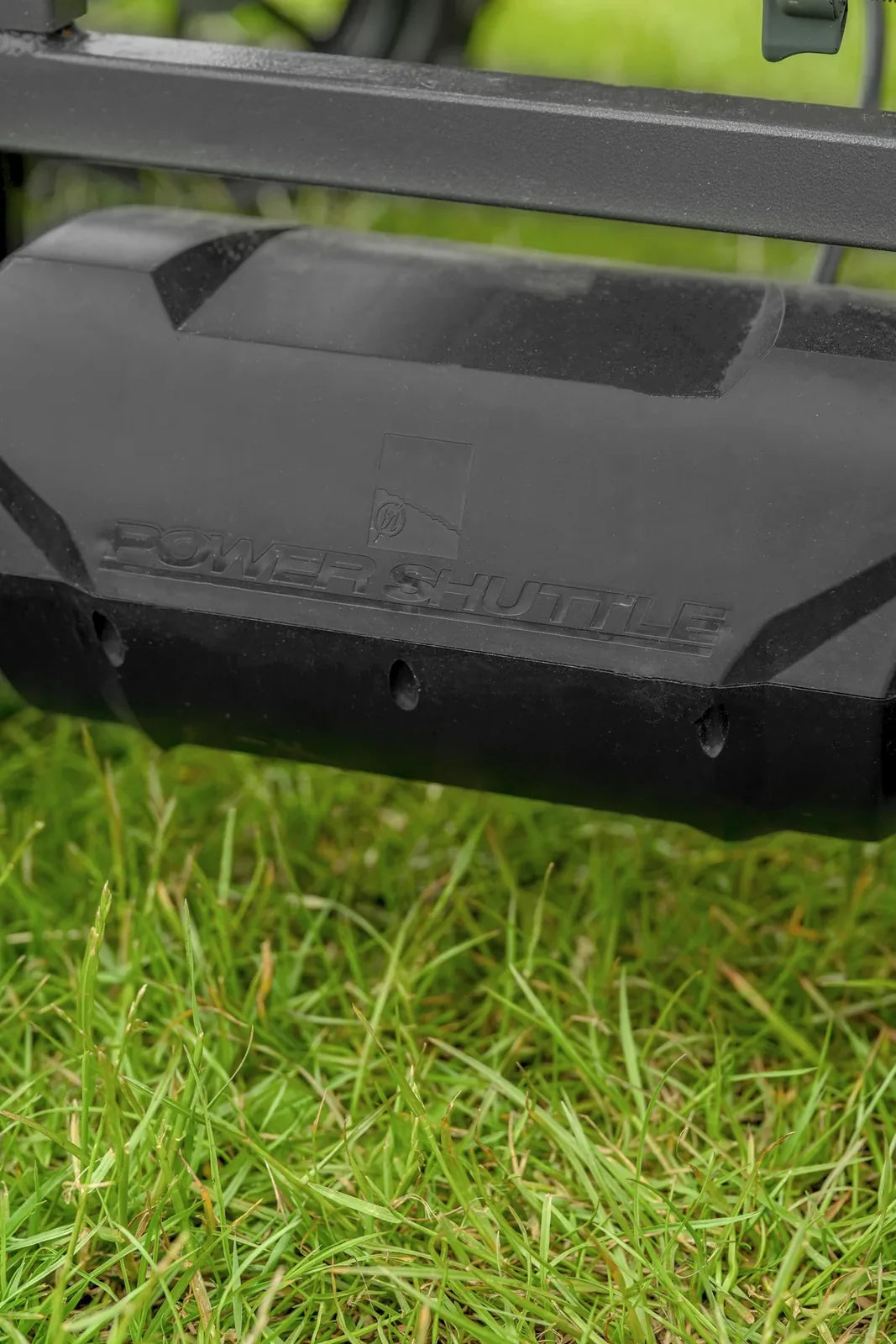 Preston Power Shuttle elektrische transportkar uitschuifbaar frame detail