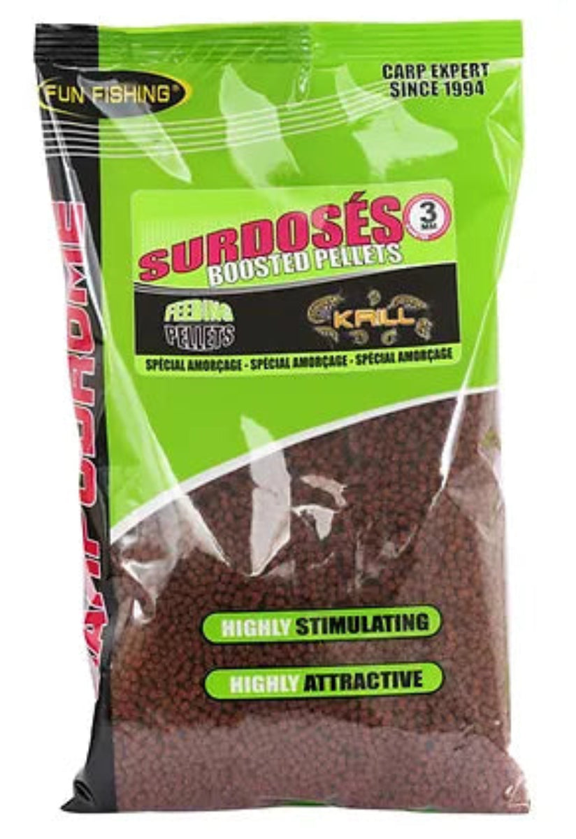 Fun fishing pellets surdoses 3mm - krill