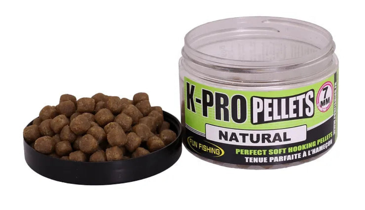 Fun fishing k-pro pellets 7mm 60g - natural