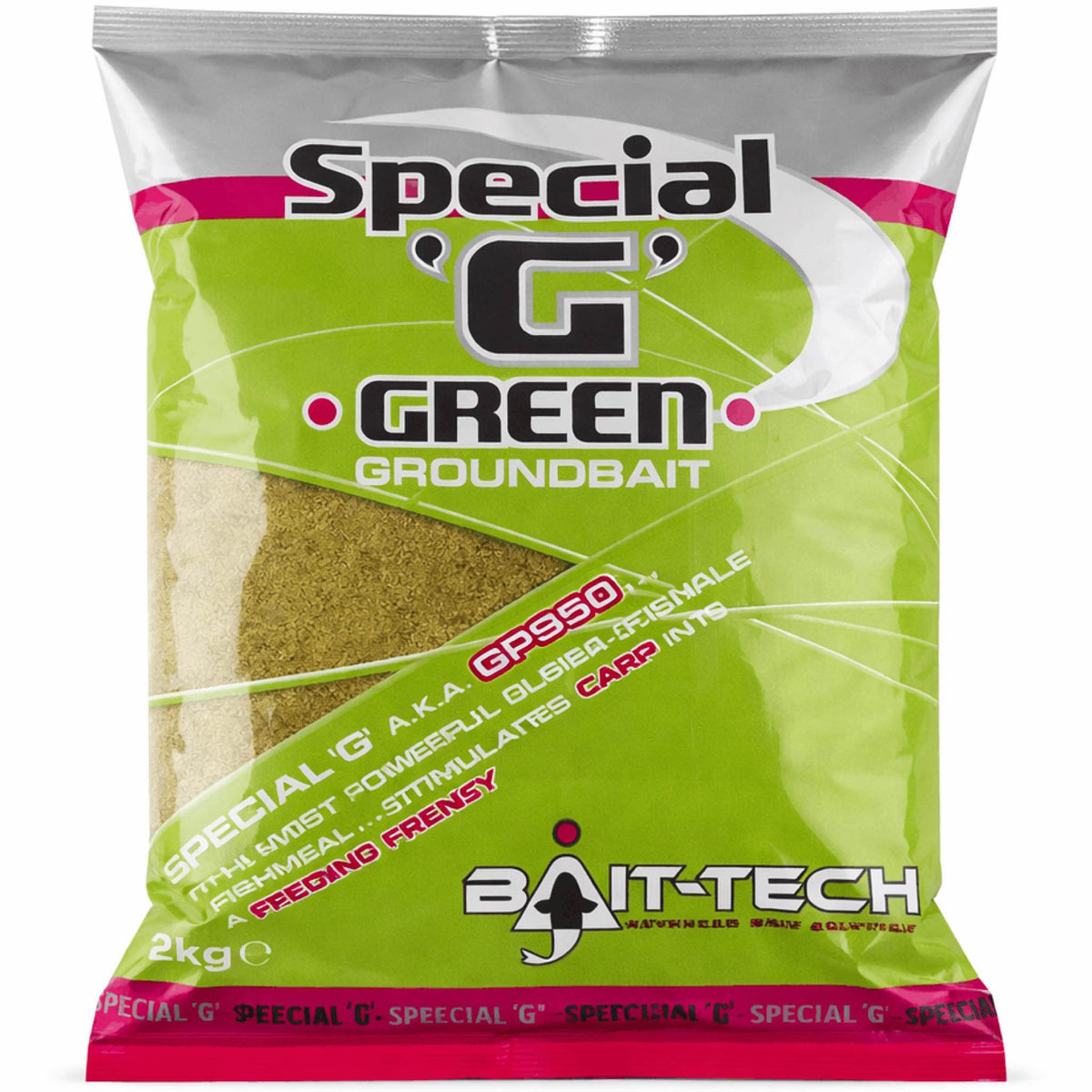 Bait-Tech Special G Groundbait Green 1kg verpakking