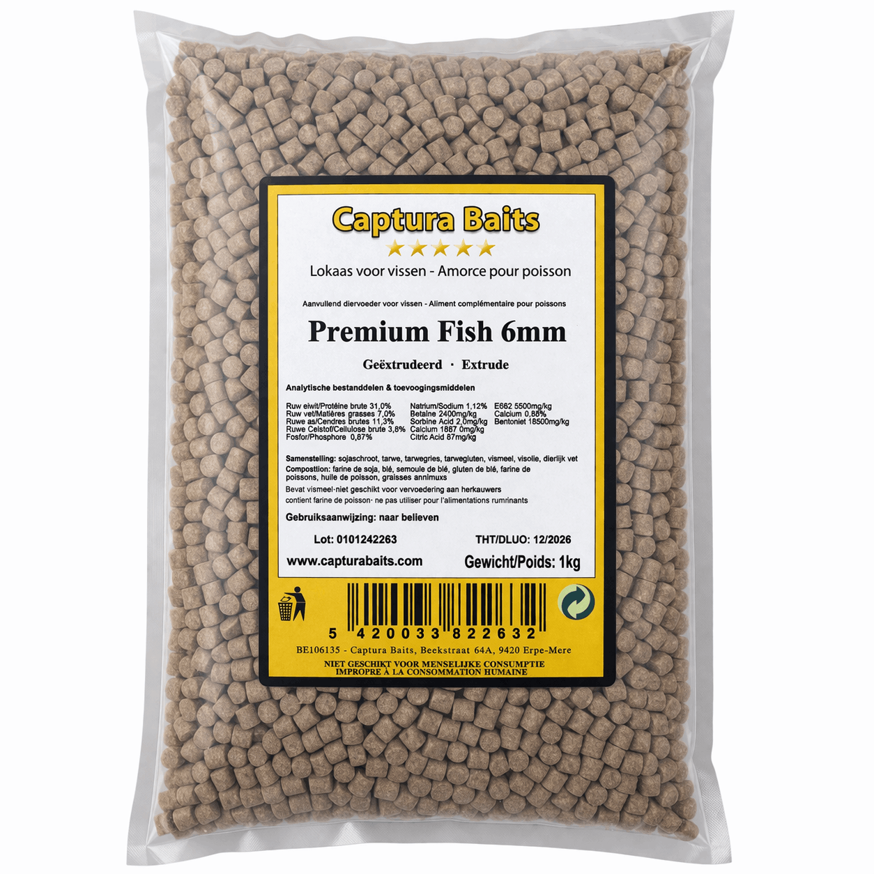 Captura-baits-premium-fish-pellet-6mm