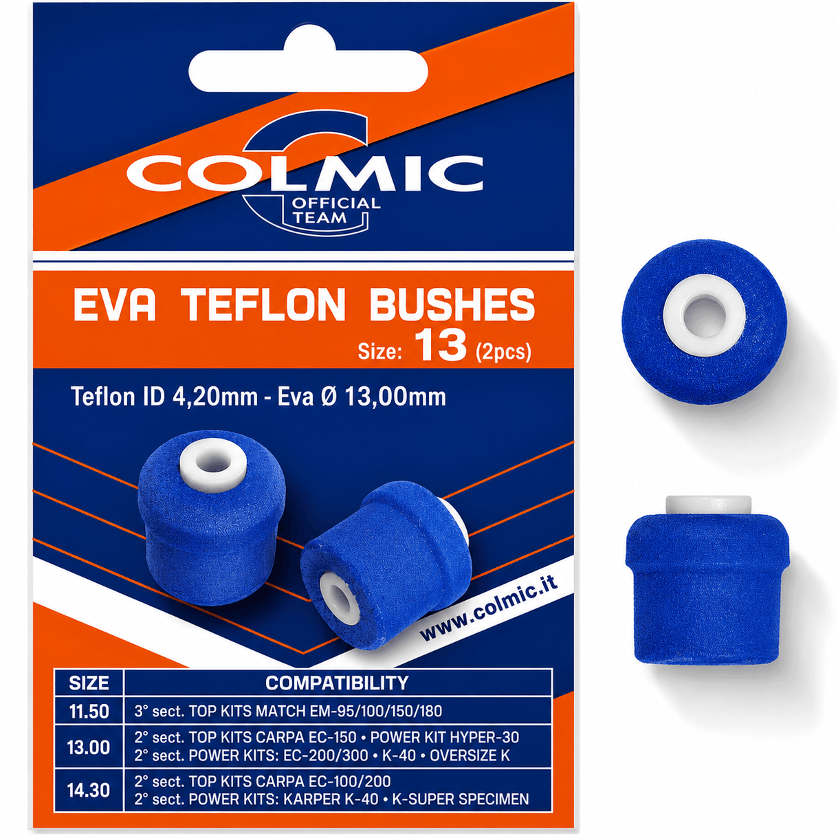 Colmic-Eva-Teflon-Bushes-13mm
