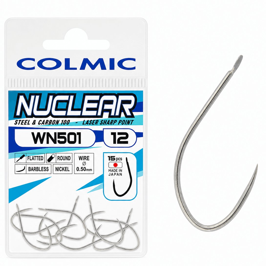 Colmic_Nuclear_WN501_Hooks_Nickel_Nikkel_Haken_Weerhaakloos-size-12-a
