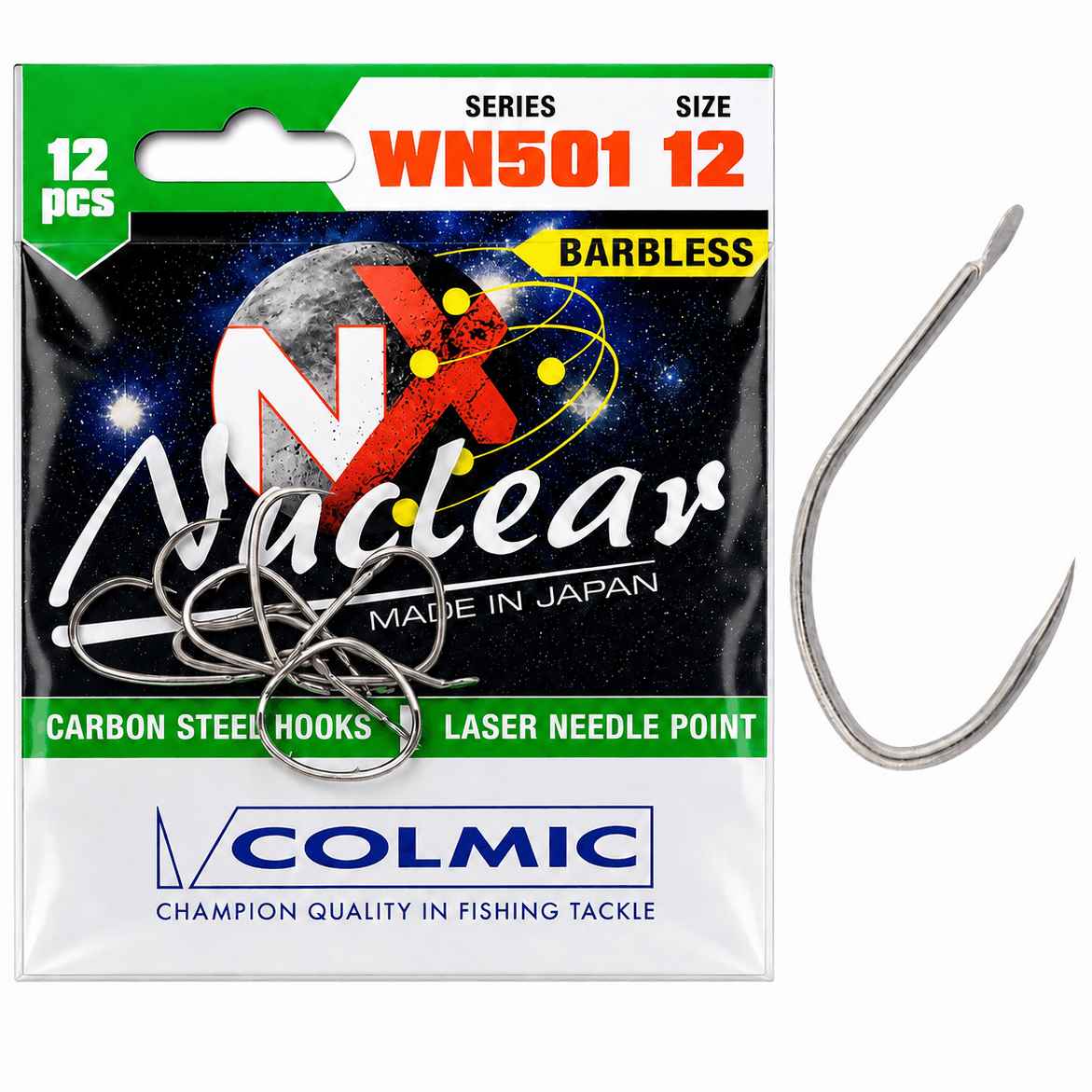 Colmic_Nuclear_WN501_Hooks_Nickel_Nikkel_Haken_Weerhaakloos-size-12