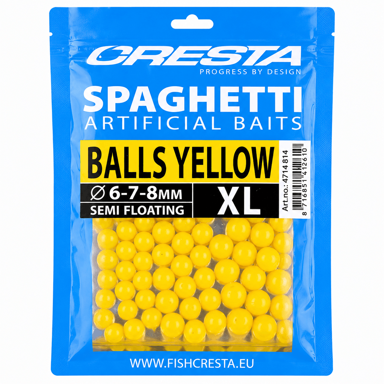 Cresta-Spaghetti-Balls-XL-Yellow