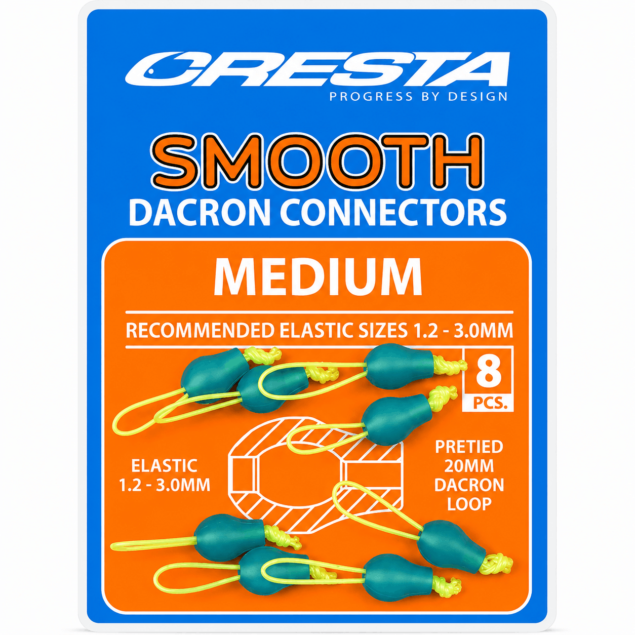 Cresta-smooth-dacron-connector-medium