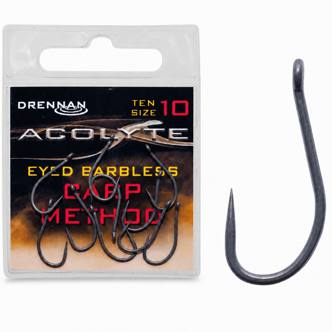 Drennan-Acolyte-eyed-barbless-carp-method-size-10