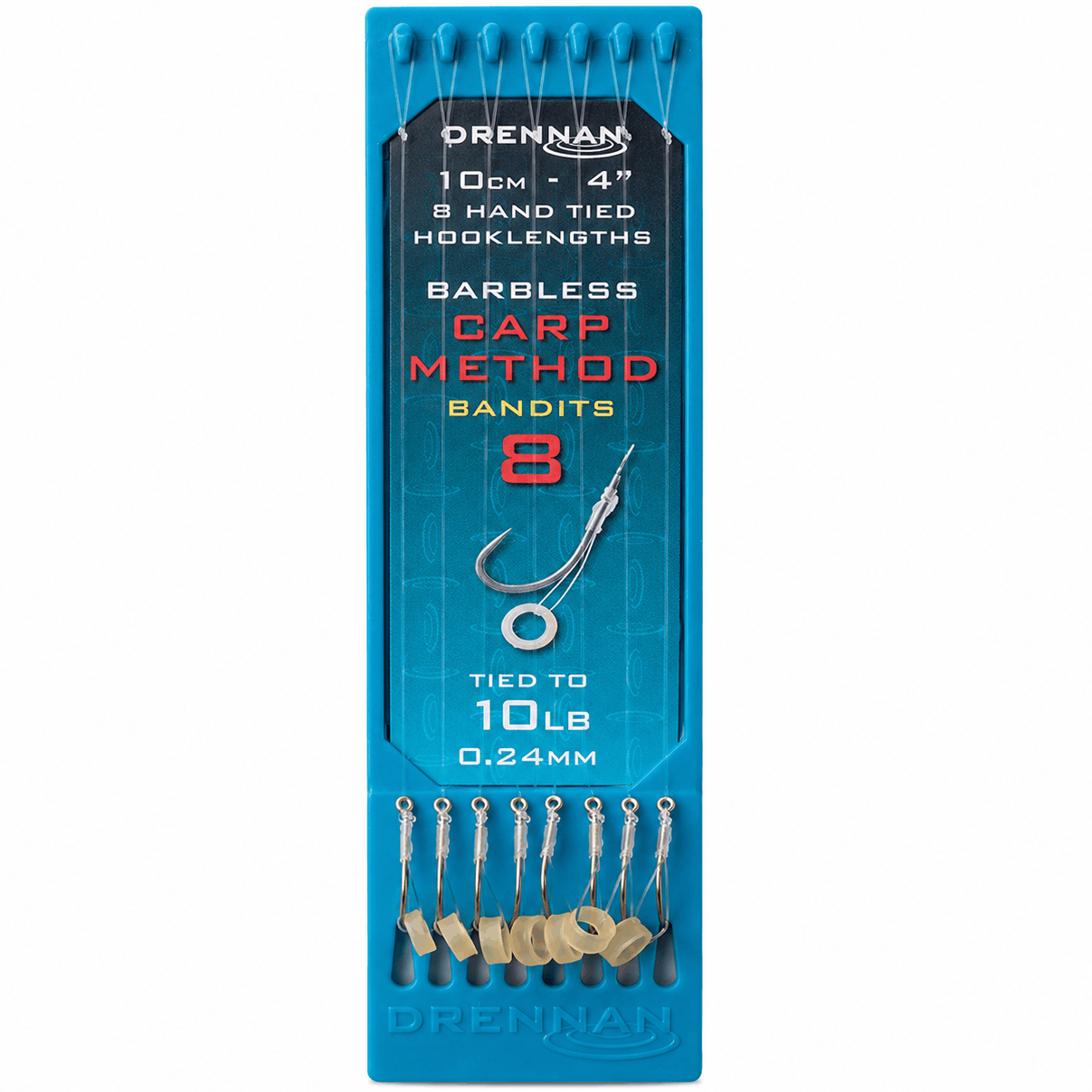 Drennan-carp-method-bandits-hooklengths-10cm-size-08-024mm