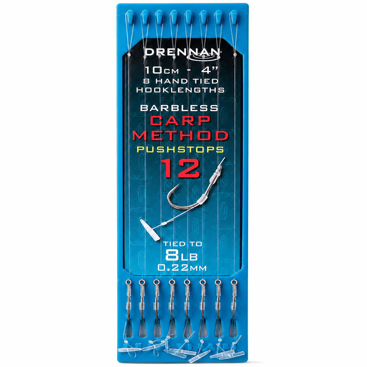 Drennan-carp-method-pushstops-hooklengths-10cm-size-12-022mm
