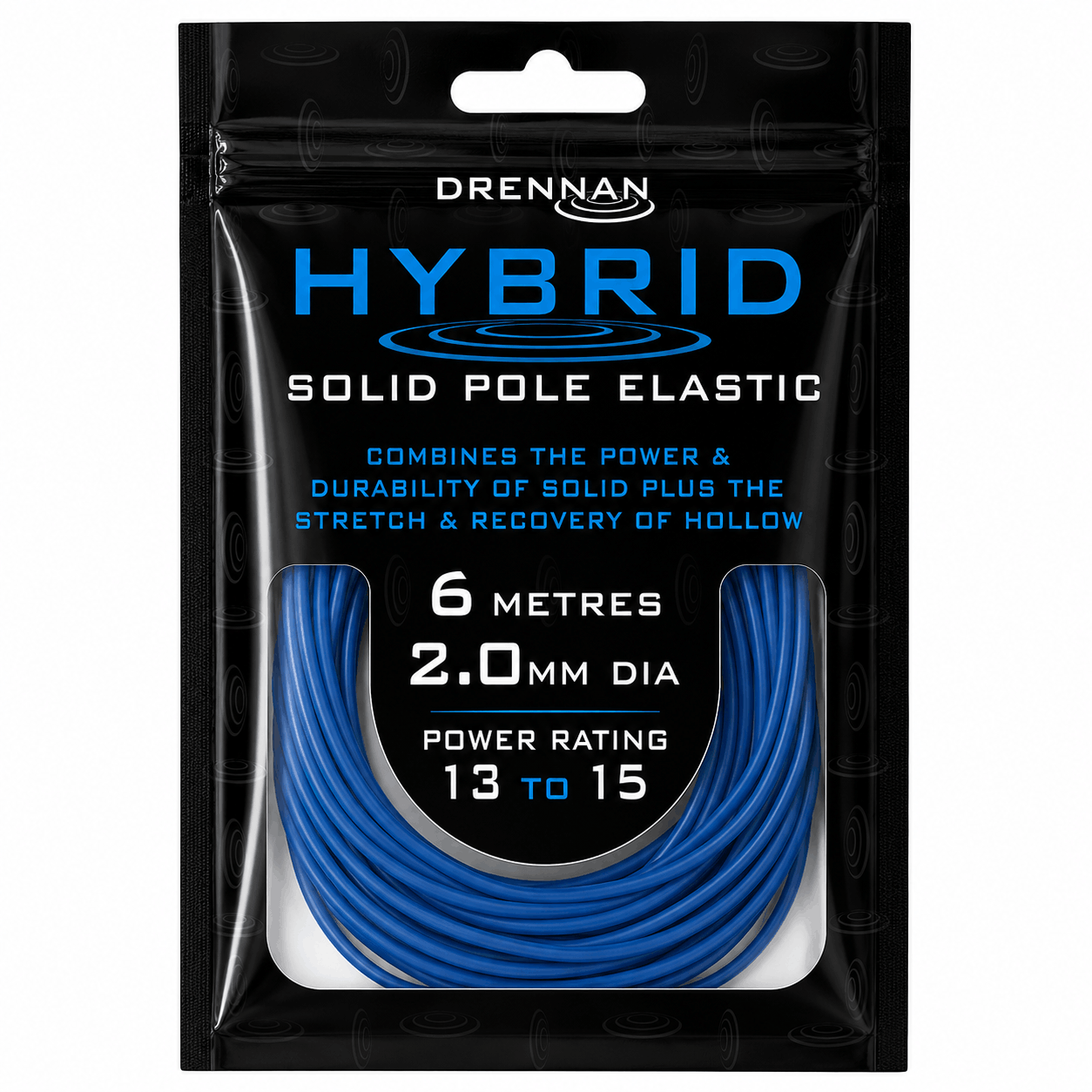 Drennan-hybrid-solid-pole-elastic-20mm-blauw