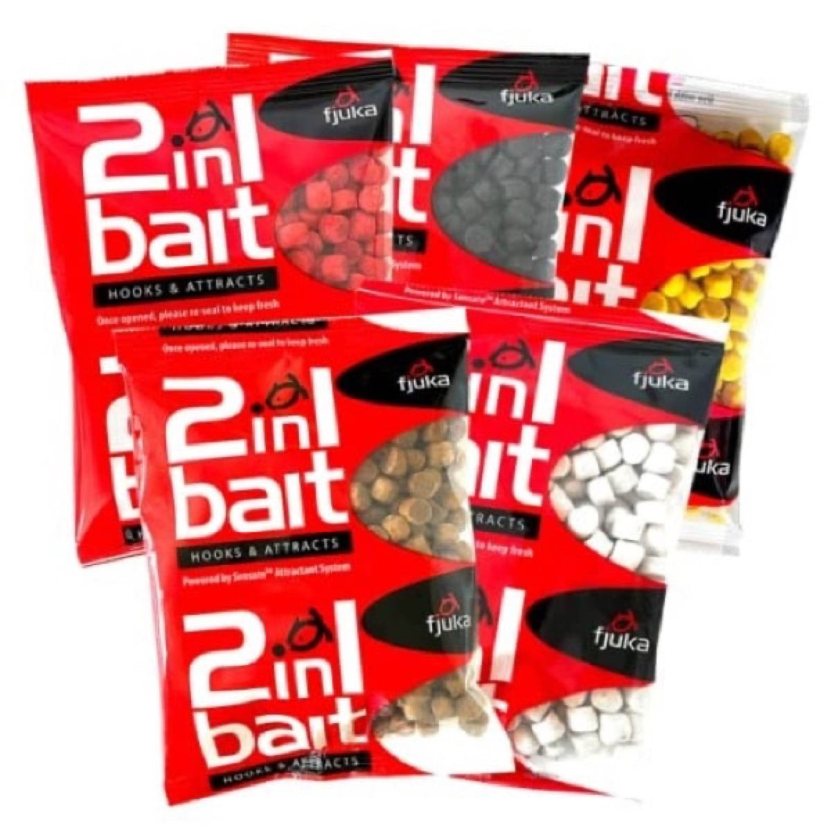 Fjuka Fatboys 2 in 1 Bait 10mm volledig assortiment