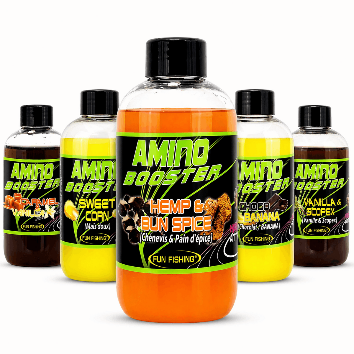 Fun Fishing Amino Booster vloeibaar additief 200ml assortiment