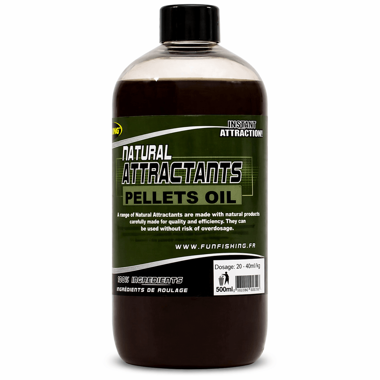 NATURAL ATTRACTANTS PELLET OIL 500ml - 🎁