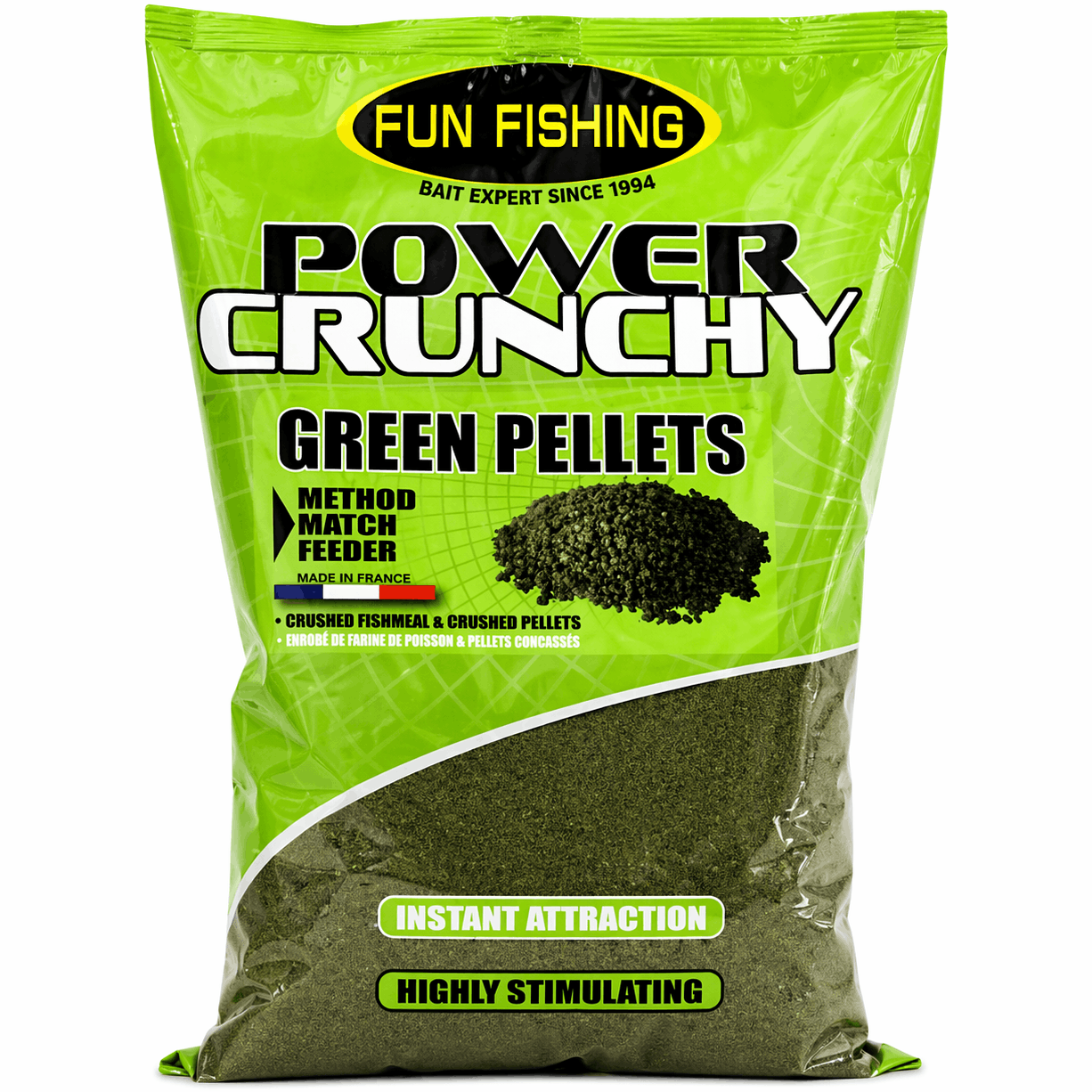 Fun-Fishing-power-crunchy-green-pellets