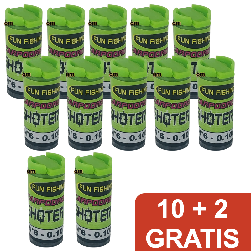PLOMBS SHOTER RECHARGES - 10 + 2 GRATIS ๐ Pakket Deal