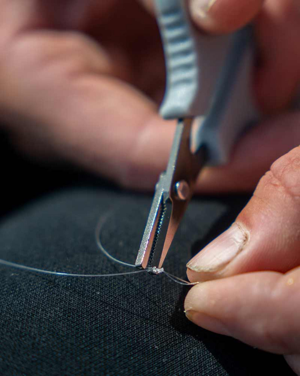 Matrix titanium braid scissors