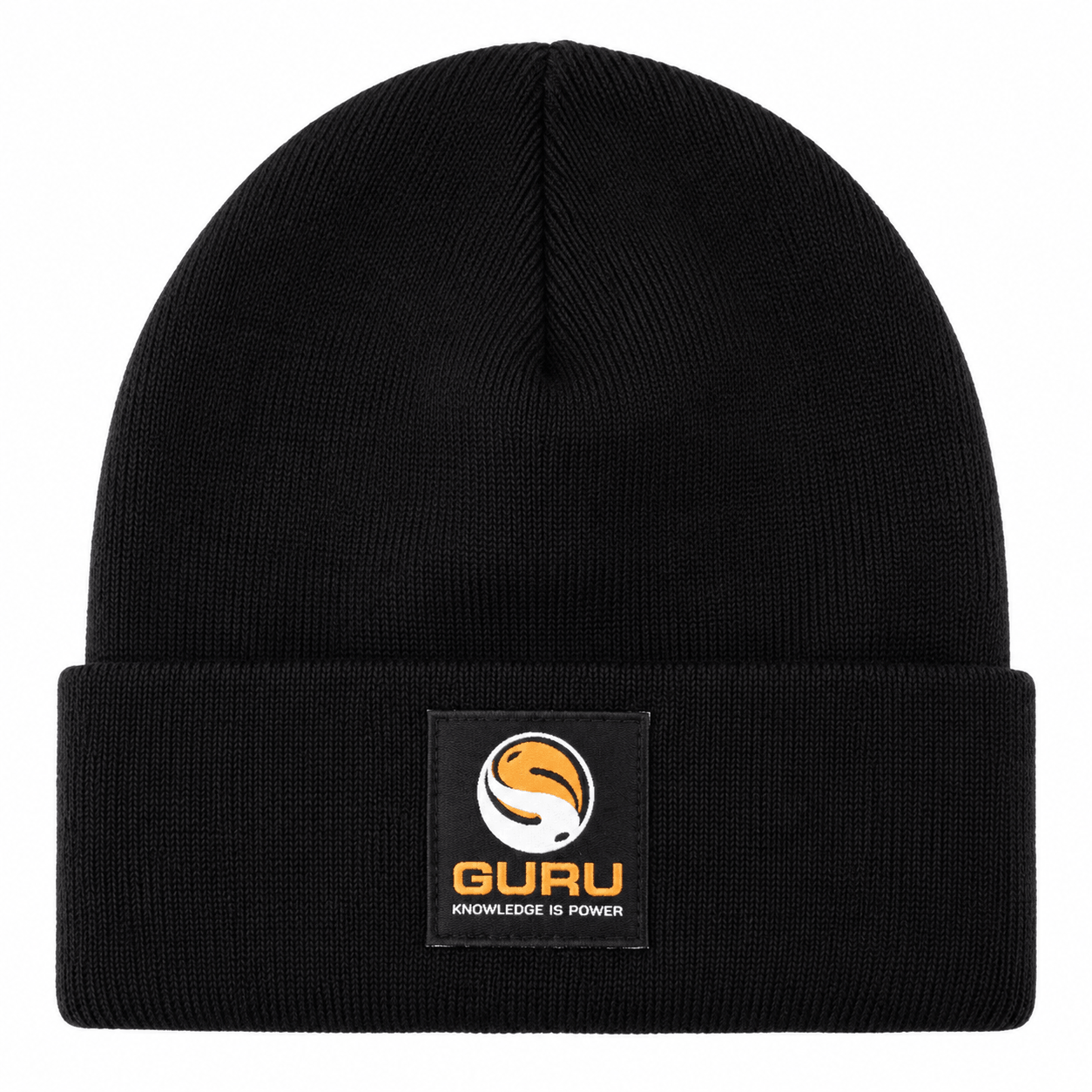 GBH09-GURU-BLACK-PATCH-BEANIE