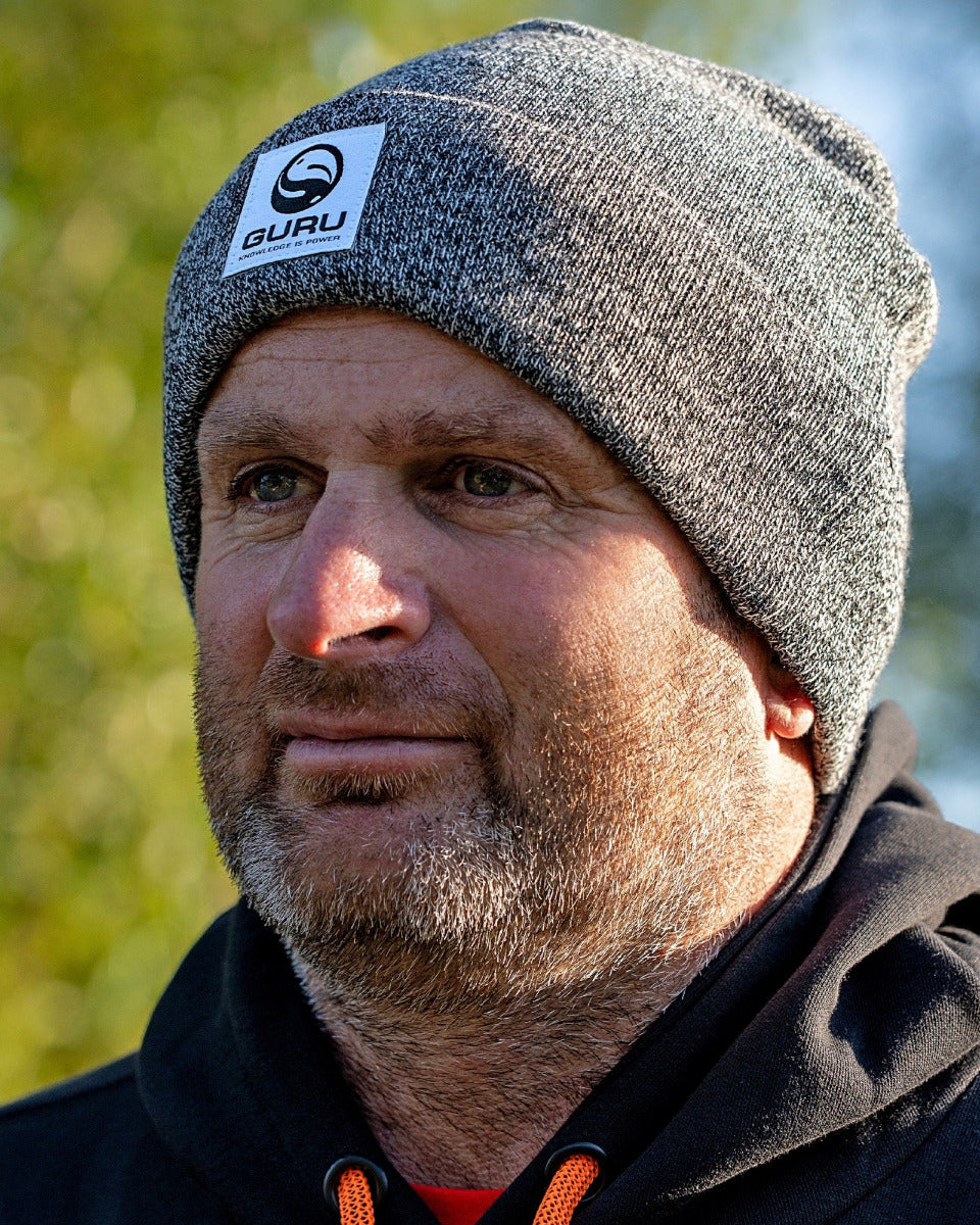 Guru grey patch beanie