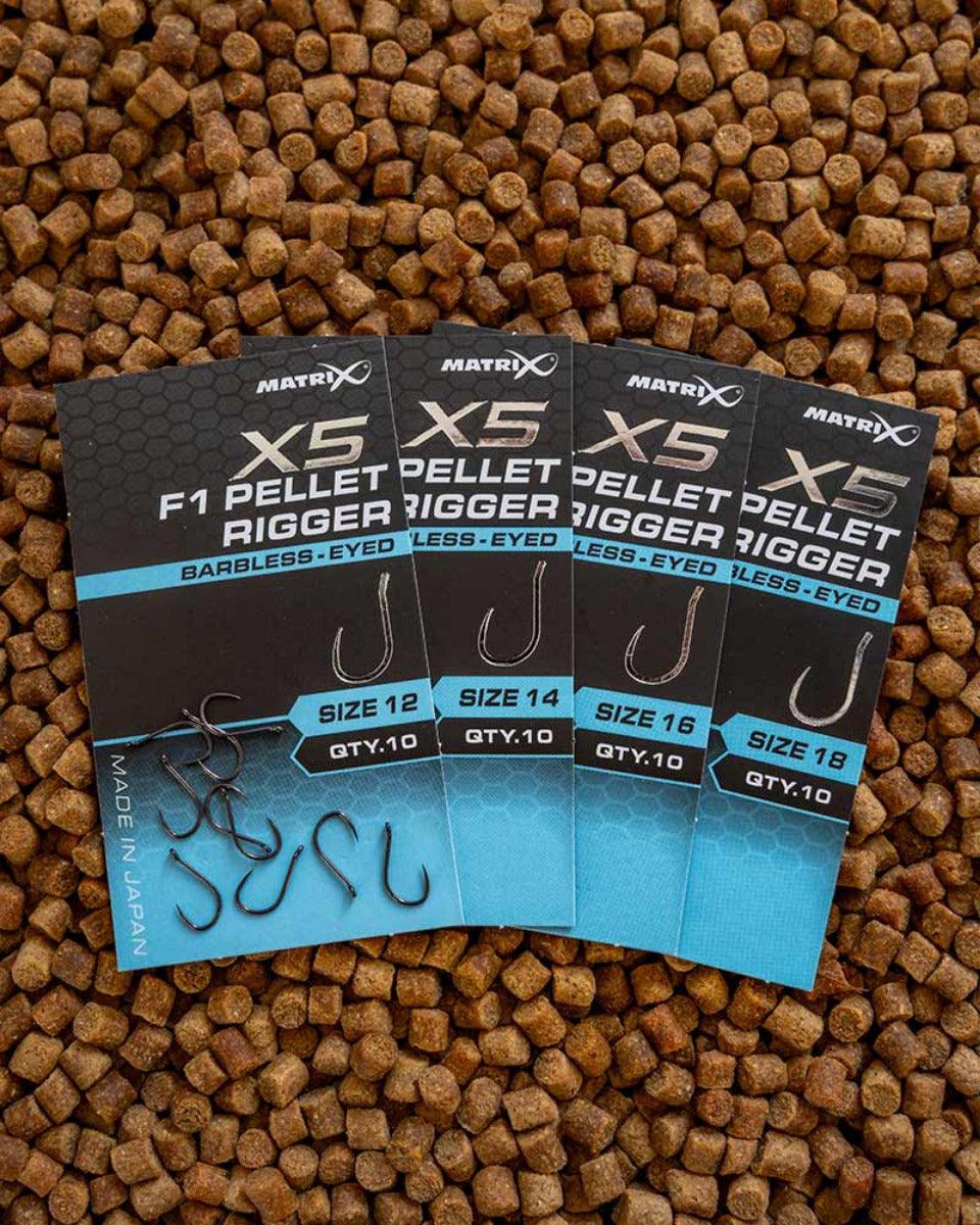 X5 F1 PELLET RIGGER BARBLESS EYED