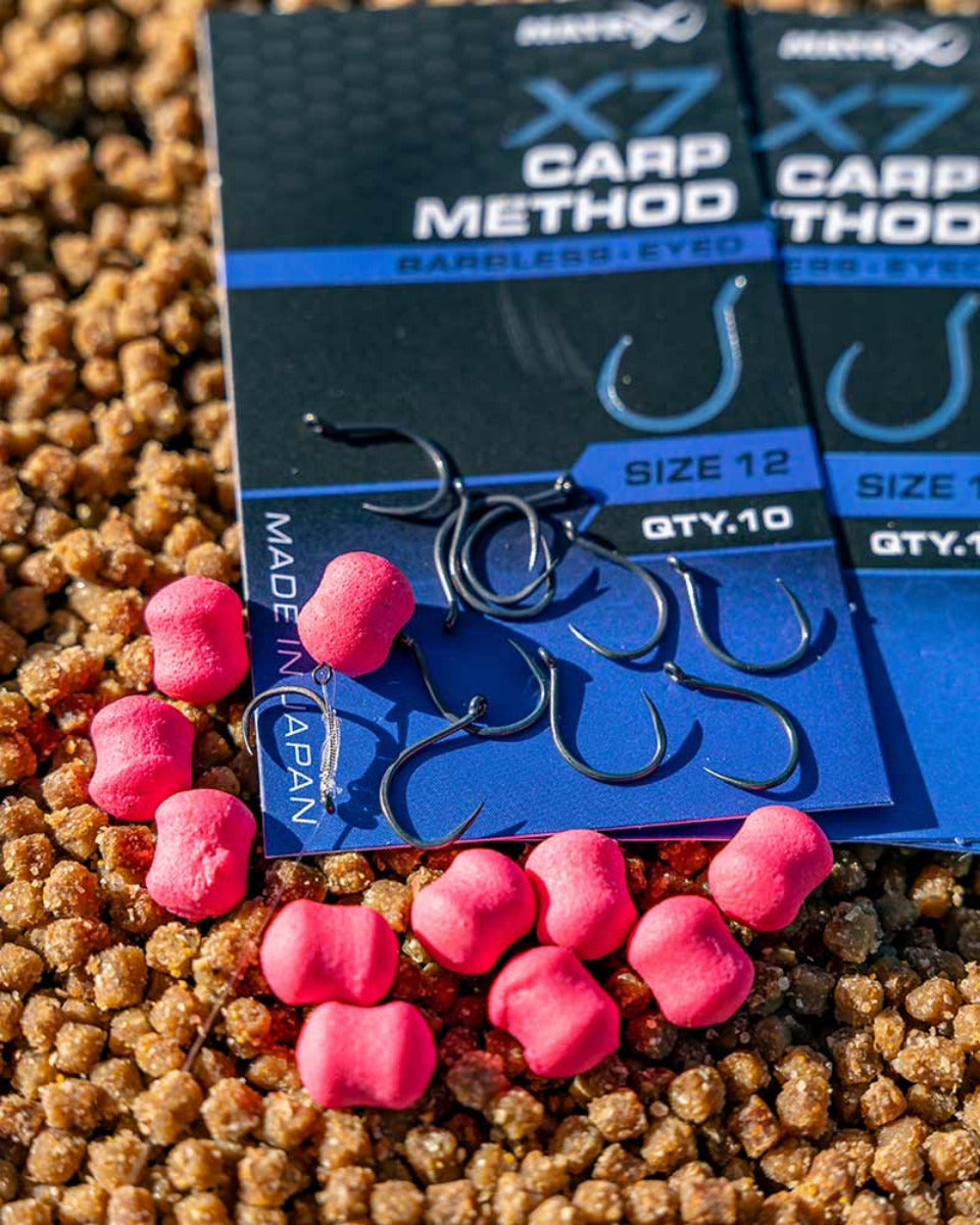 X7 CARP METHOD BARBLESS EYED