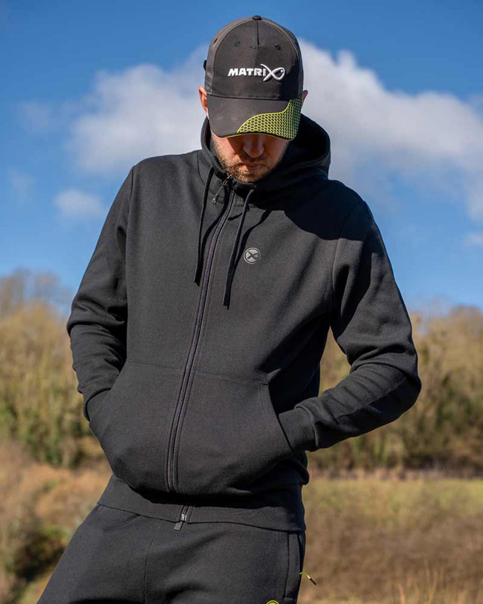BLACK STEALTH ZIP HOODY