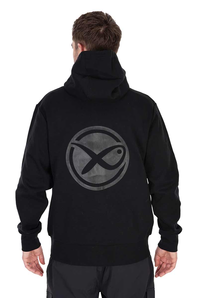 Matrix black stealth zip hoody