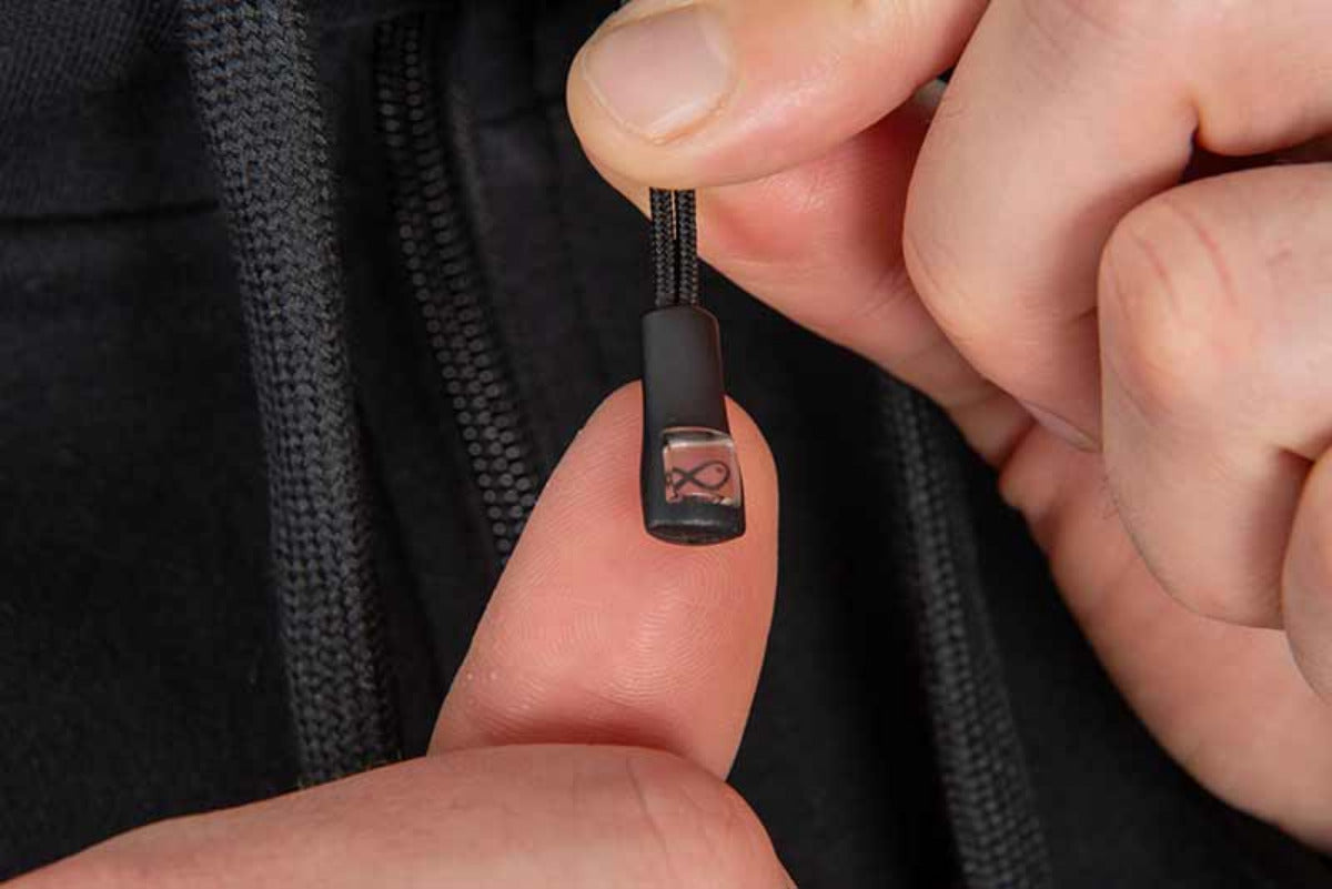 Matrix black stealth zip hoody