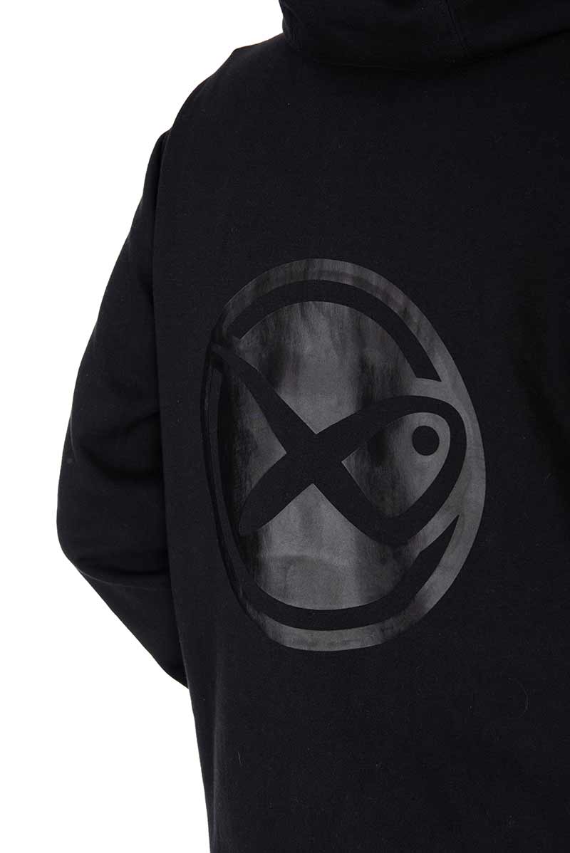 BLACK STEALTH ZIP HOODY