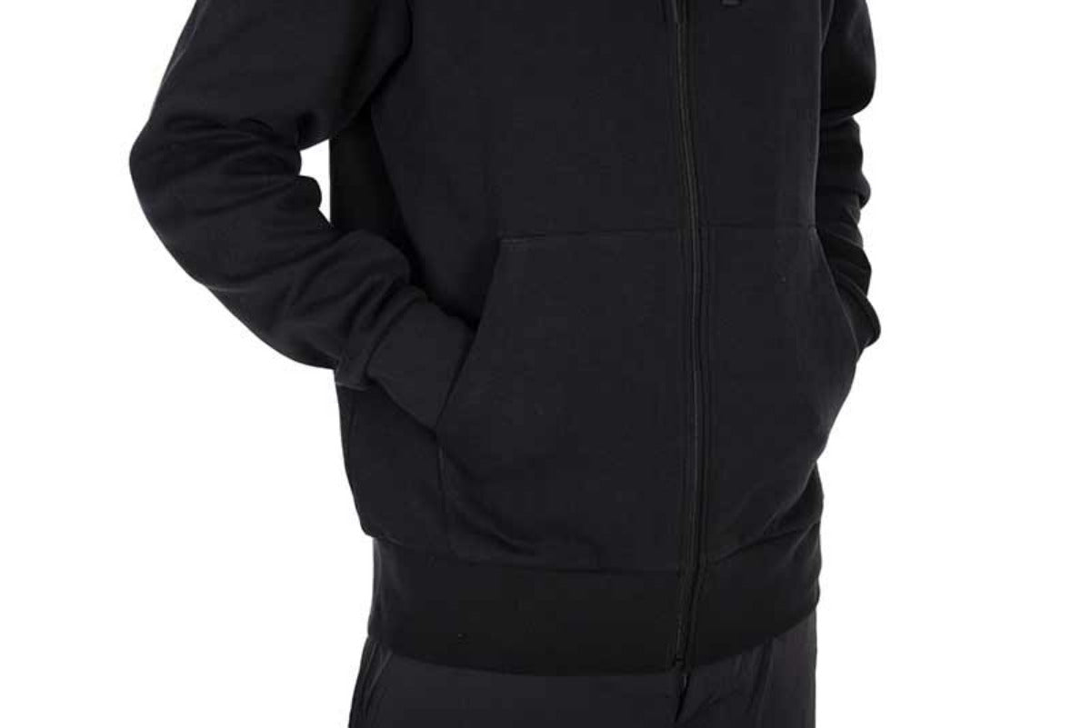 BLACK STEALTH ZIP HOODY
