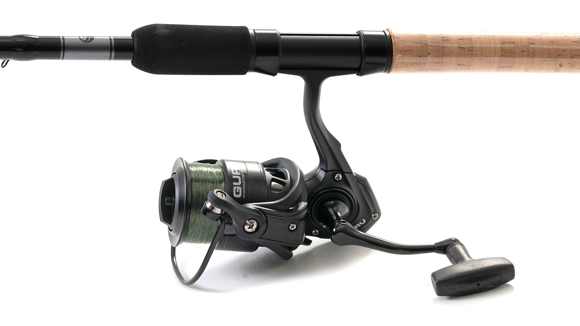 Guru 11' natural waggler rod & reel combo