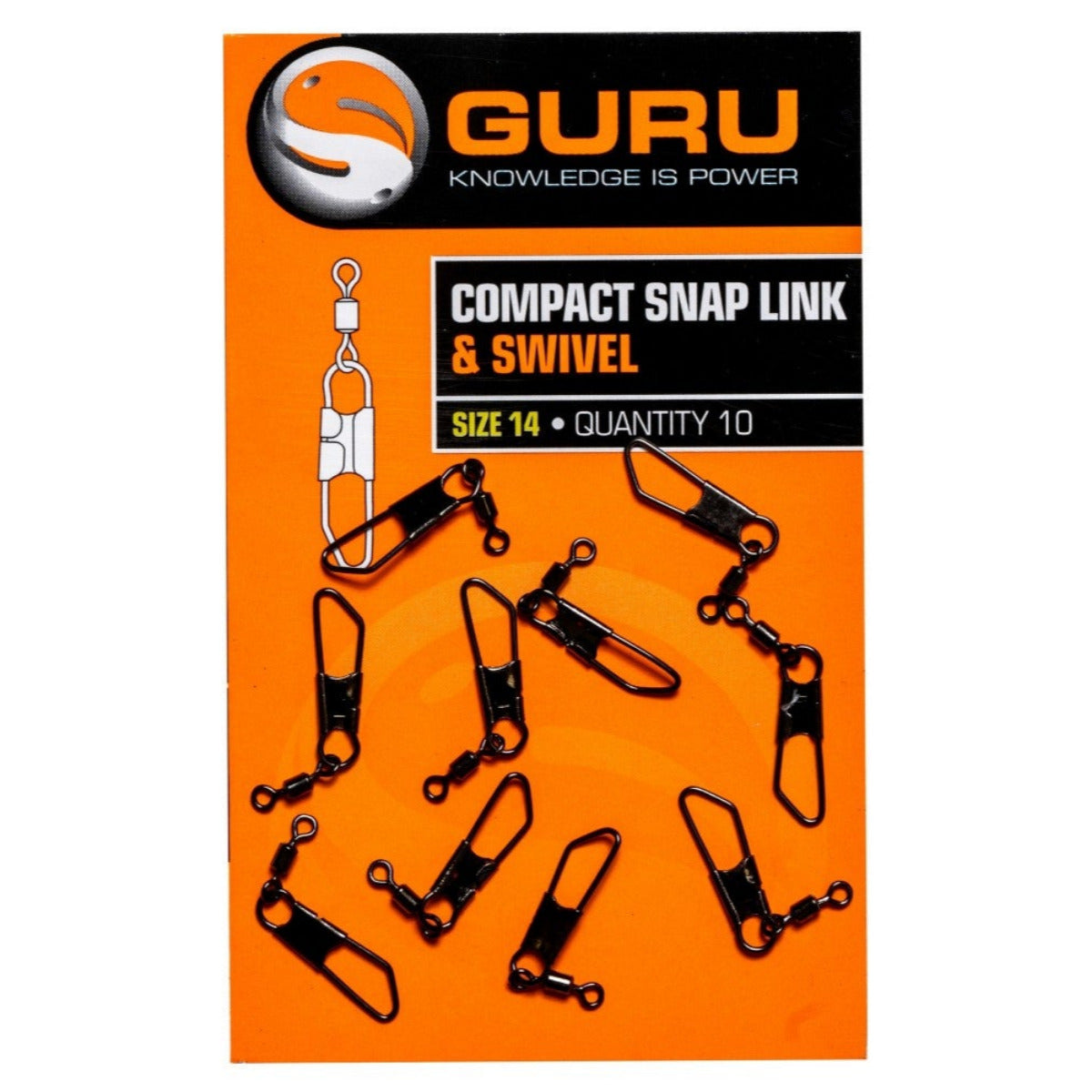 Guru size 14 snap link and swivel