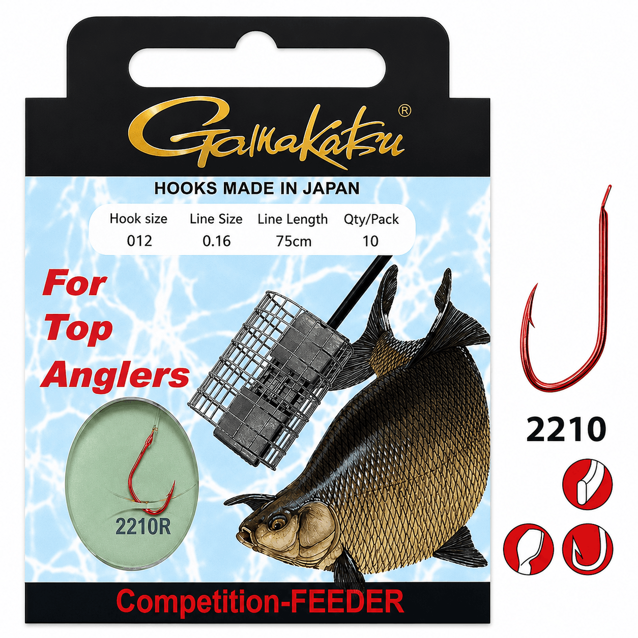 Gamakatsu-Competition-feeder-2210R-75cm-size-12-016mm