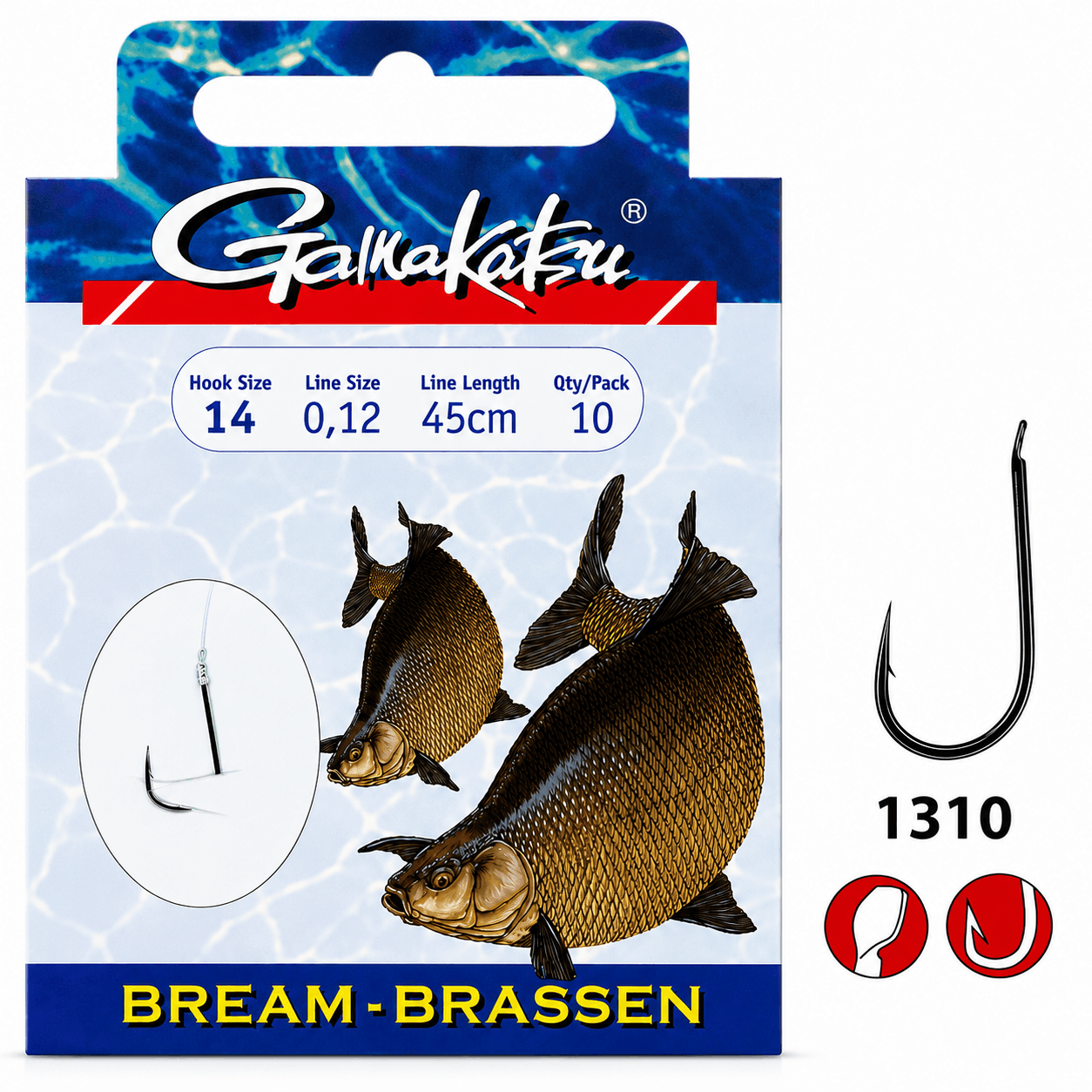 bream fish hook size LS-1310 BARBED ONDERLIJNEN 45cm Berkley X5 Braid Fishing Get the brand that Gifts for the 80's Kid Size:STLSD 15