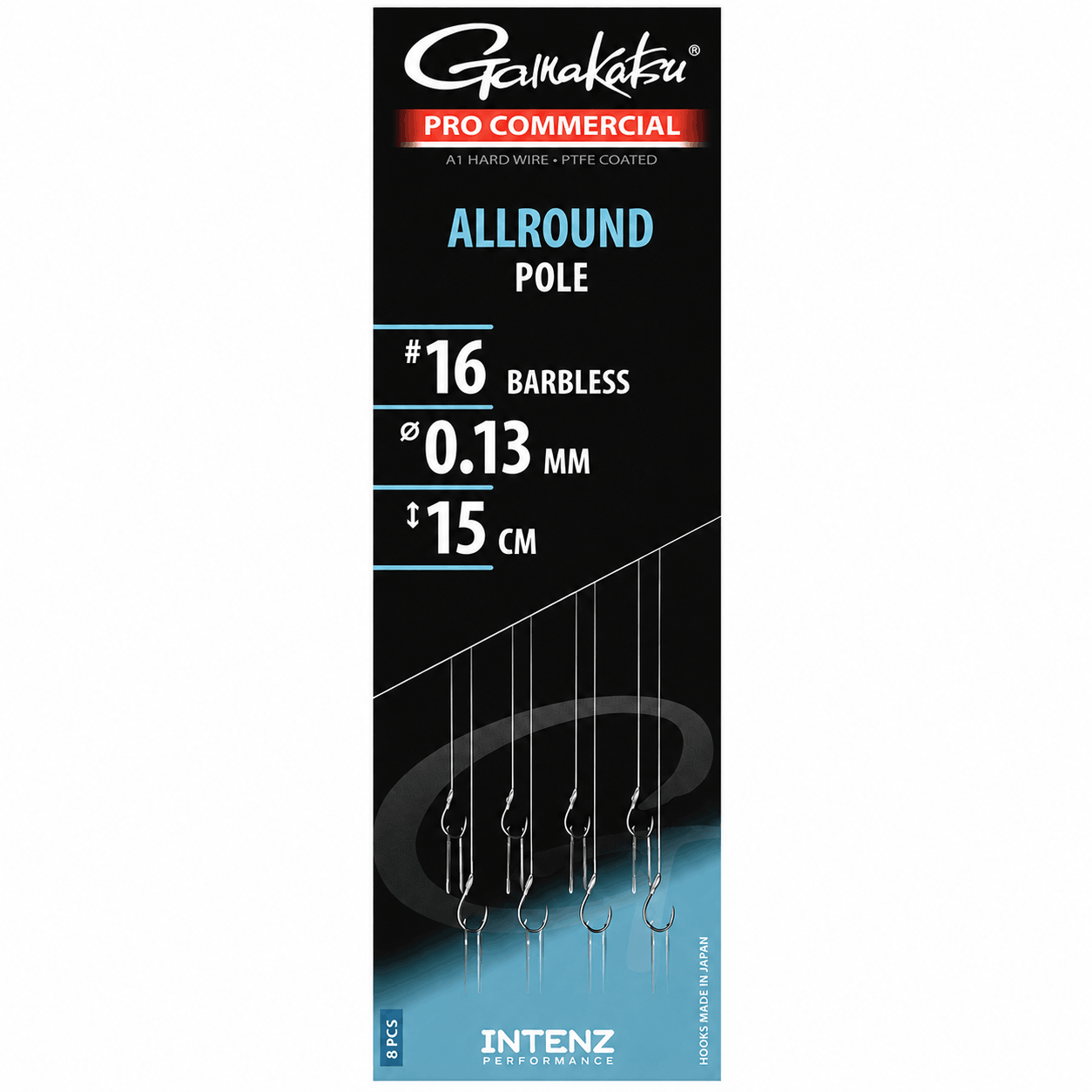 Gamakatsu-pro-commercial-allround-pole-barbless-onderlijnen-size-16-013mm