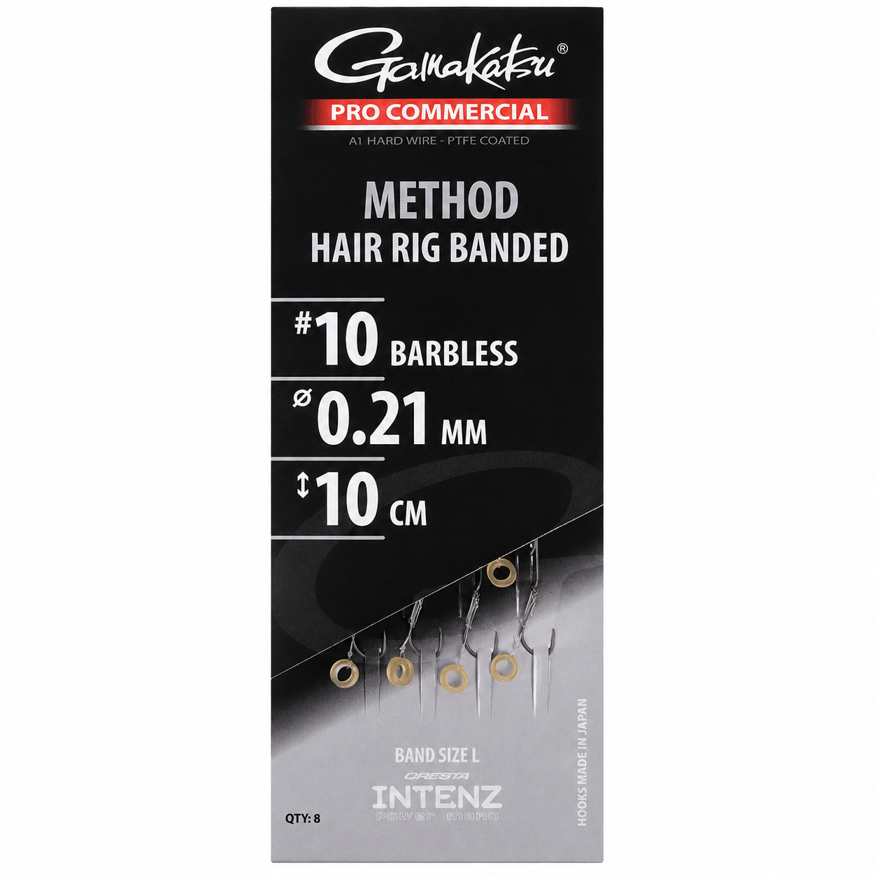 Gamakatsu-pro-commercial-method-hair-rig-banded-size-10-021mm