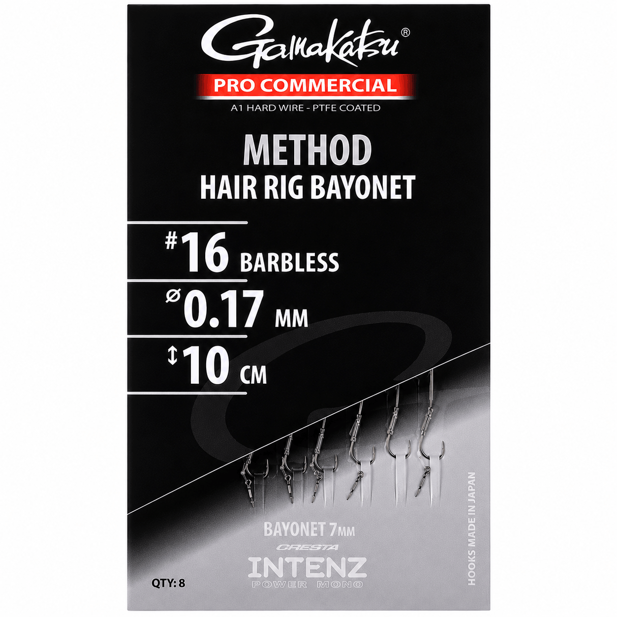 Gamakatsu-pro-commercial-method-hair-rig-bayonet-onderlijnen-size-16-017mm