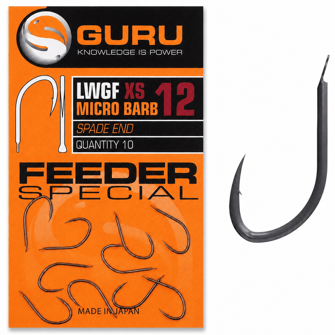 Guru-Feeder-Special-LWGF-XS-micro-barb-Spade-End-size-12