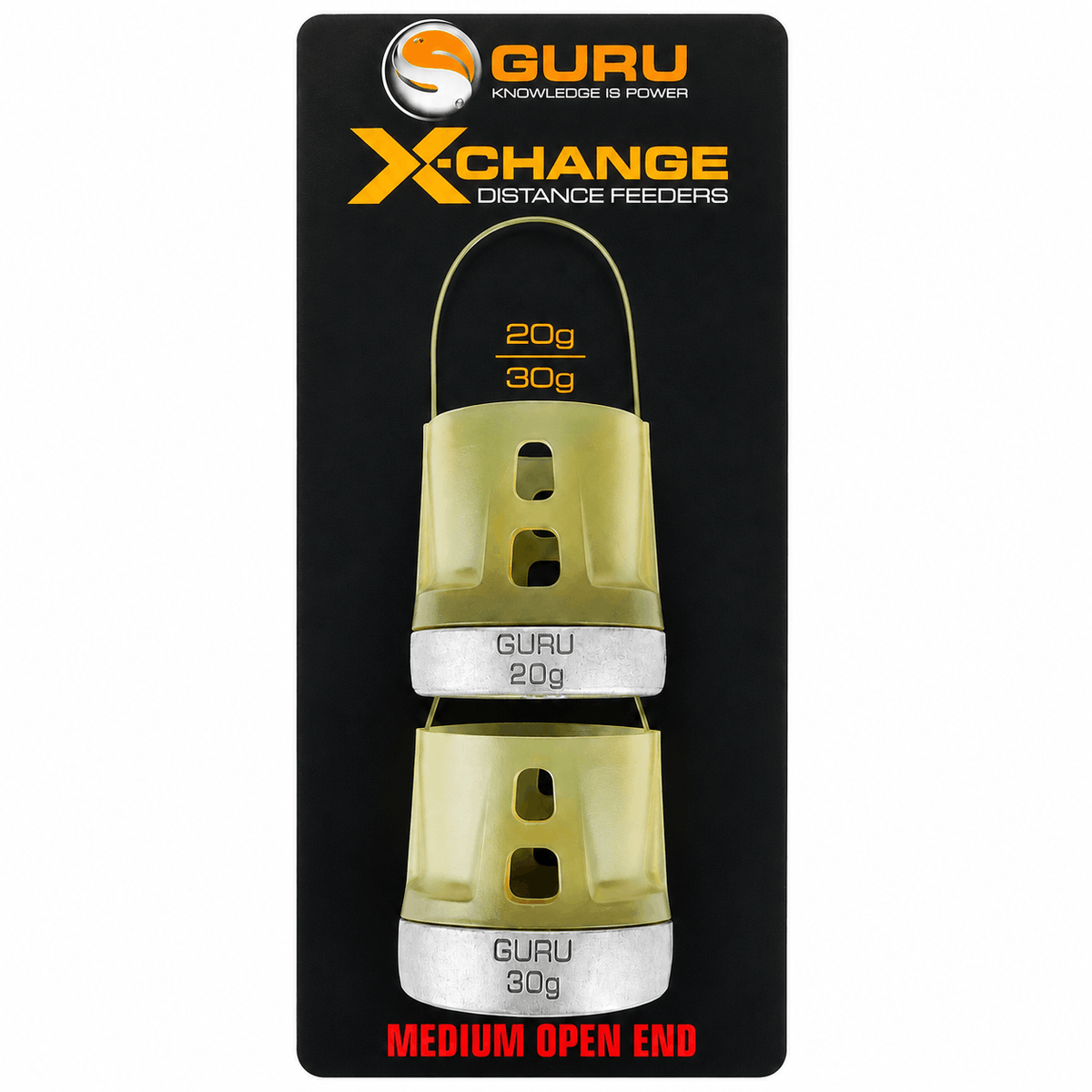 Guru-X-Change-Distance-Feeders-Open-End-Voerkorven-medium-20g+30g