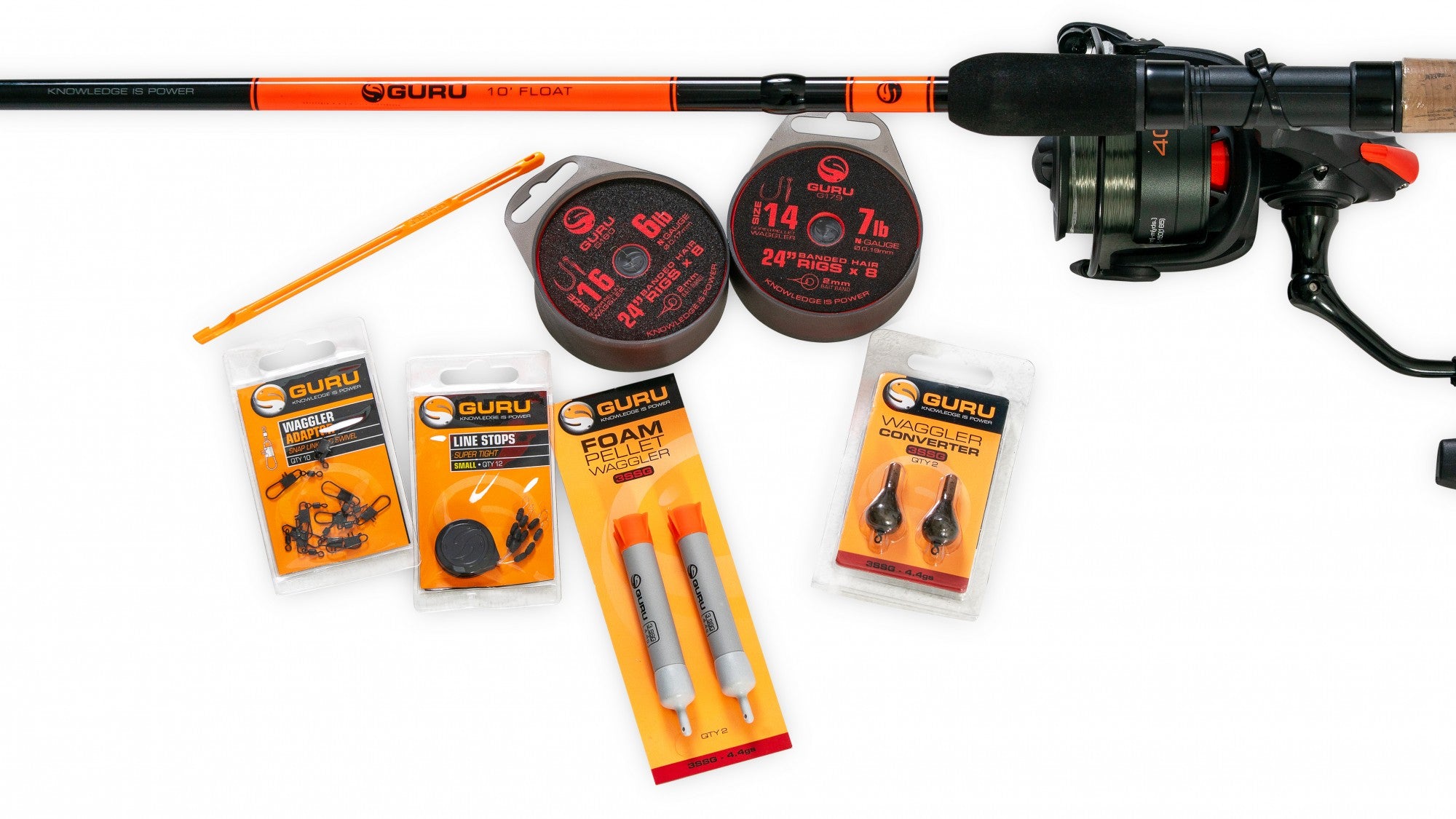 Guru 10' Float Rod And Reel Combo - Feederhengel pakket