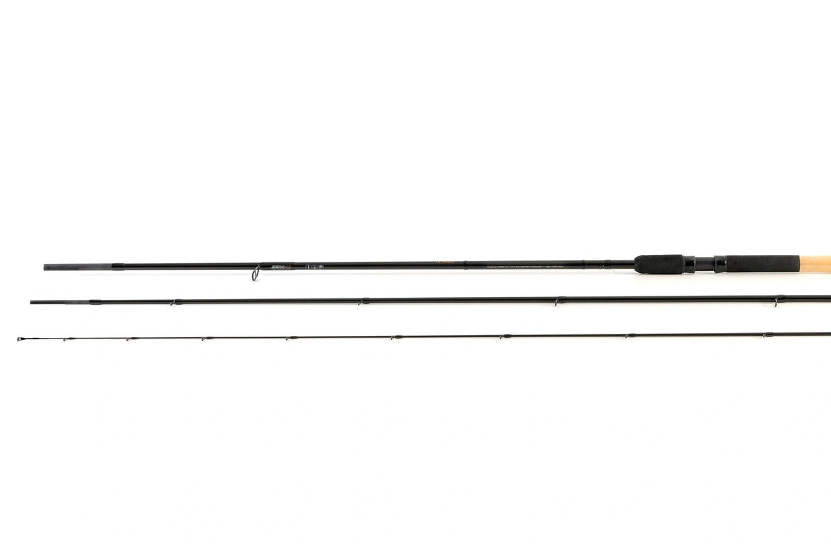 Guru N-Gauge Pro Float – 13ft – overzicht van drie hengeldelen op wit