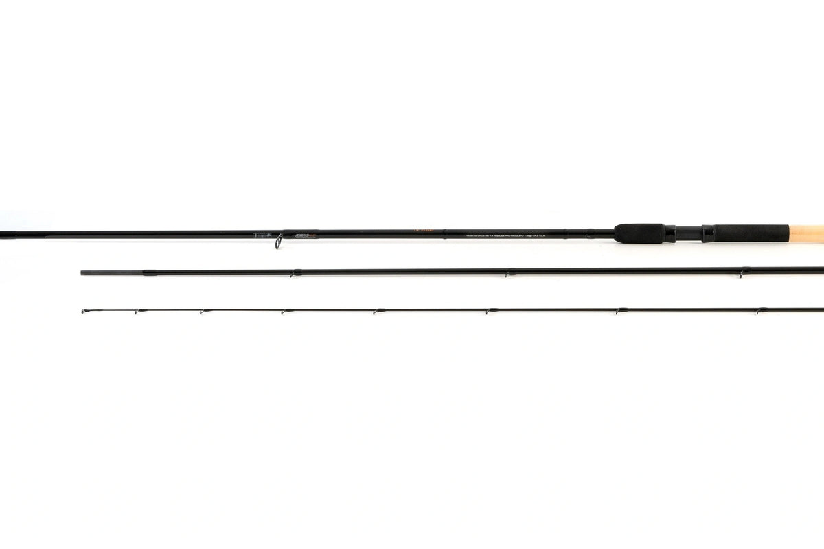 Guru N-Gauge Pro Float – 14ft – overzicht van drie hengeldelen op wit