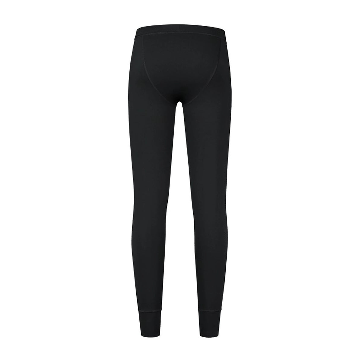 Guru Thermal Leggings Black, achteraanzicht met tailleband, achterste naad en enkelboorden
