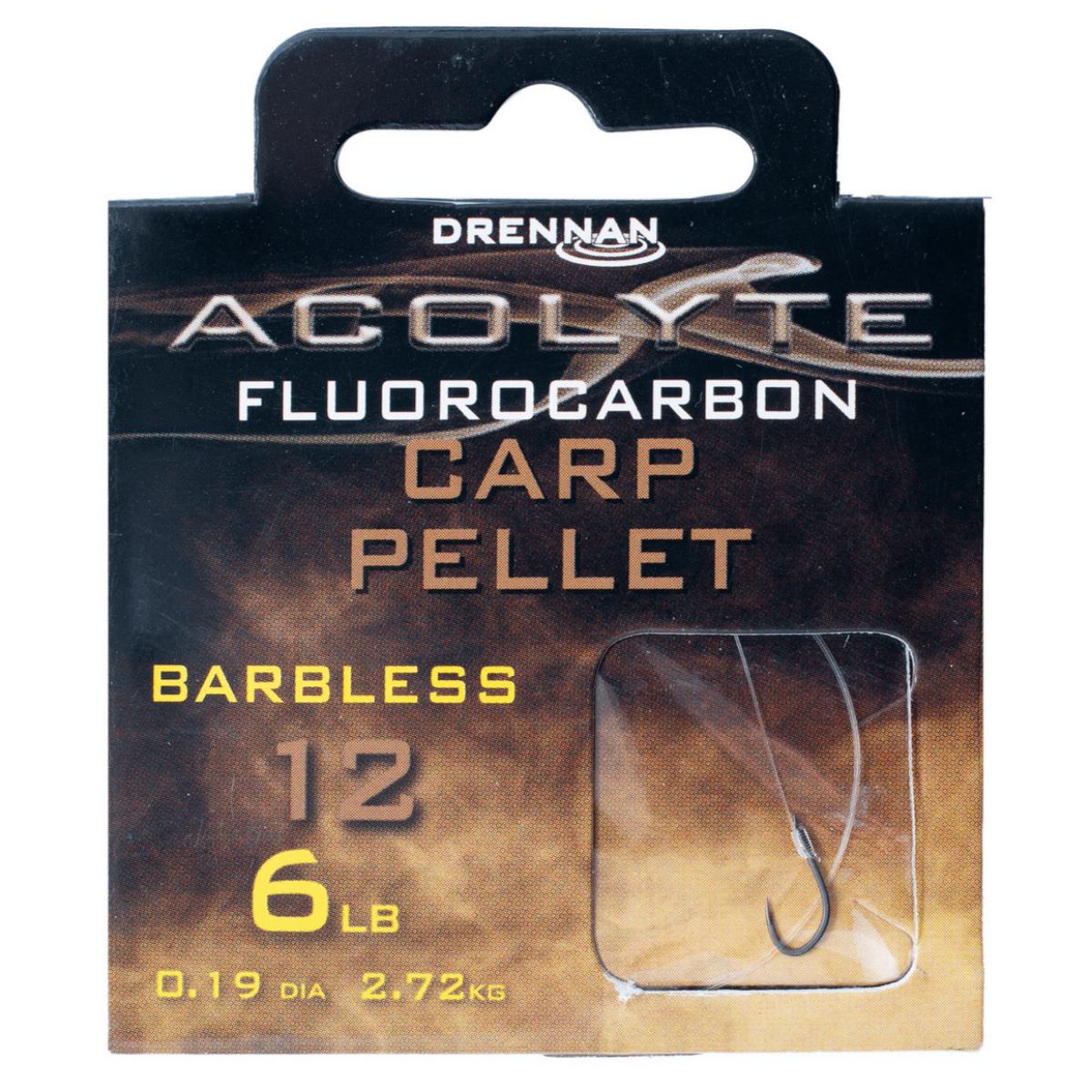 Drennan acolyte carp pellet - hook to fluorocarbon 30cm