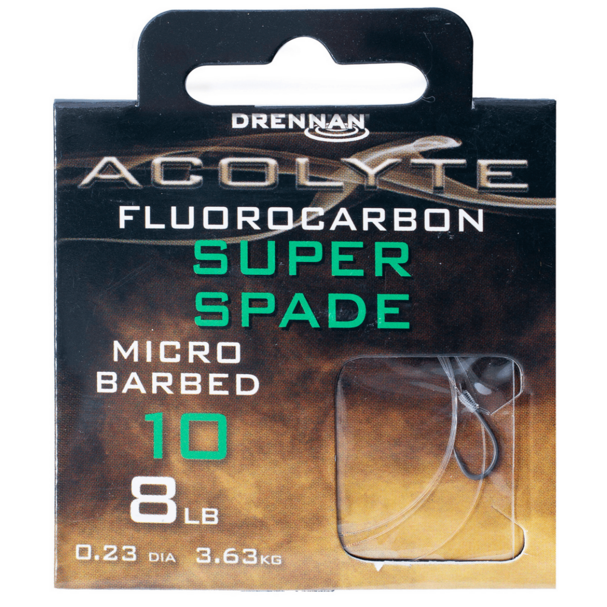 Drennan acolyte super spade - hook to fluorocarbon 50cm