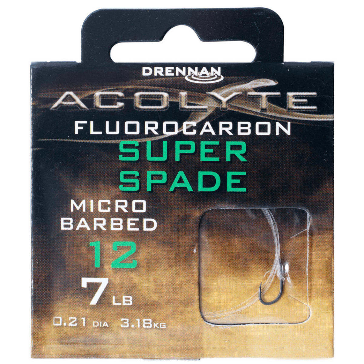 Drennan acolyte super spade - hook to fluorocarbon 50cm